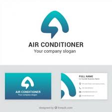All air conditioning company, 39523 colchester ct, palmdale, ca (employee: Premium Vector Air Conditioner Company Business Card