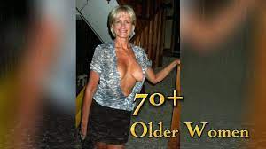 old women over 70 in amazing and elegant mini dress stunningly dressed  natural ~94 - YouTube