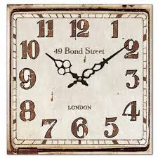 Bond Street Square Wall Clock Home