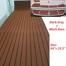 faux teak eva foam boat deck mat