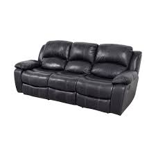 black leather reclining sofa 70 off