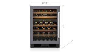 sub zero 24 undercounter wine panel