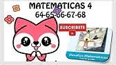 Me pueden ayudar con desafíos matematicos de cuarto grado ( mi glosario de matemáticas). Desafios Matematicos 4 Cuatro Paginas 58 59 60 61 62 63 Youtube