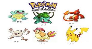 Pokemon Evolution Levels Online Charts Collection
