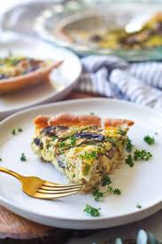 just egg quiche with asparagus good