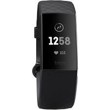 Fitbit Charge 3 Advanced Health Fitness Tracker Graphite Black