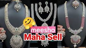 meesho diamond jewellery collection