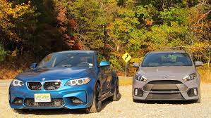 bmw m2 vs ford focus rs have turbos