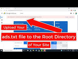upload your ads txt file to the root