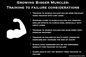 train to failure to build muscle