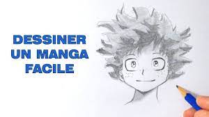 Comment dessiner un Manga facile à reproduire par étape dessin Manga facile  garcon - YouTube