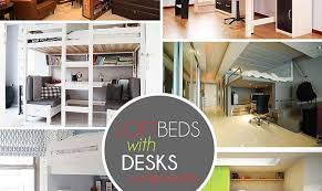 Loft beds with desks underneath are a popular option in the kids' but equally you will see there is no reason why adults cannot take a few. Loft Beds With Desks Underneath 30 Design Ideas With Enigmatic Touch