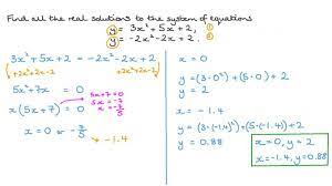 solving systems of quadratic equations