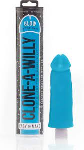 Clone-A-Willy Silicone Penis Casting Kit - Glow In the Dark Blue | eBay