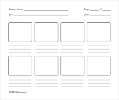 Commercial Storyboard Template Film Strip Antonchan Co