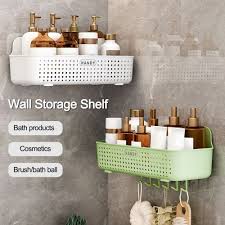 makeup wall mounted storage rack
