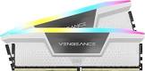 Vengeance RGB 32GB DDR5 6000MHz CL36 Dual Channel Kit (2x 16GB), White, Intel XMP Corsair