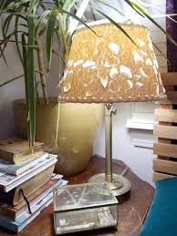 Hobnail Milk Glass Lamp And Perforated