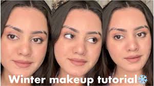 step by step winter makeup tutorial for