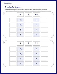 Division Worksheets For 3rd Graders