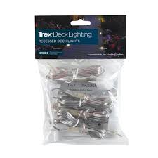 Trex Decklighting 1 In Recessed Deck Lights 4 Pack 5449070 The Home Depot
