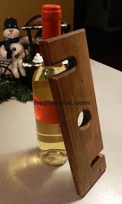 wine glass holder wine bottle