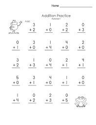 kindergarten math worksheets addition