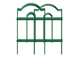 cathedral folding garden fence with