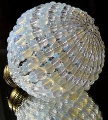 Beaded Bulb Cover Vintage Glass