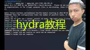 黑客如何使hydra破解你的服务器密码 我们