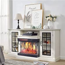 Glass Fireplace Tv Stand For Tvs