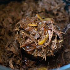 easy slow cooker shredded bbq beef