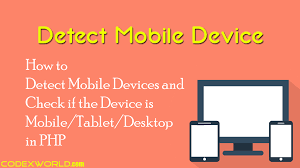 detect mobile device or desktop in php