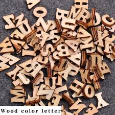 100pcs Wooden Letters Decorative
