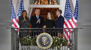 Few outside america would typically care about the united states supreme court, or its composition. Trump Celebrates At White House As Supreme Court Nominee Confirmed World News The Indian Express