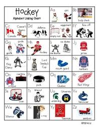 Hockey Alphabet Linking Chart