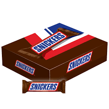 Snickers Singles Size Chocolate Candy Bars 1 86 Ounce Bar 48 Count Box