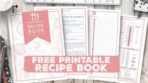 blank recipe book create your own