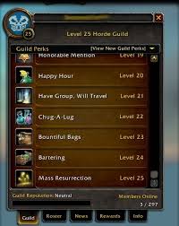 Guild Guide Reputation Rewards And More Guides Wowhead