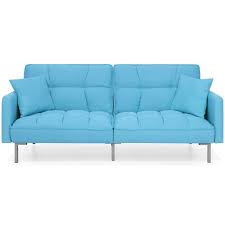 Sears sofa bed luxury home design futons at sears fresh 50. 2 Plush Pillows Bcp Convertible Linen Splitback Futon W Tufted Fabric Home Garden Furniture