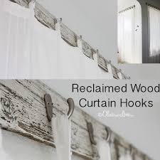 The rods are 3/4″ wide so any hooks had to be wide enough to hold them. Make Your Own Curtain Rods They Re Easy On The Wallet And Filled With Personal Style Diycurtai Bathroom Shower Curtains Diy Curtains Diy Home Decor Projects
