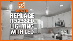 replace recessed lighting with led