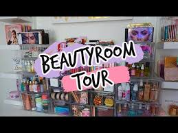 my beauty room full tour makeup
