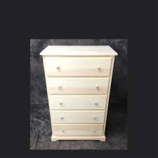 I still love it and didn't want to paint. Simple Pine Chest Unfinished Five Drawer Tall Boy Dresser 2 Country Cottage Furniture