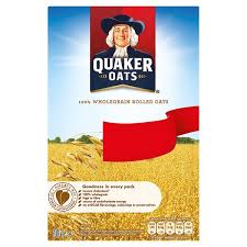 quaker oats 100 wholegrain rolled oats