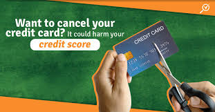 If you have just a a few credit cards, and you have a significant amount of debt, then there is the chance that canceling one of the cards will hurt your credit score. How Cancelling Your Credit Card Can Affect Your Credit Score