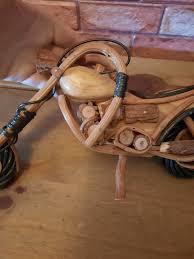 wooden vine harley davidson motorcycle