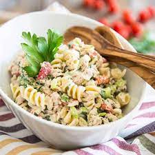 simple tuna rotini salad the healthy