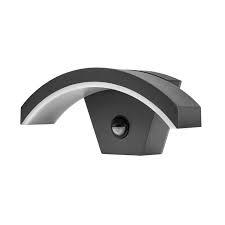 Ip54 Outdoor Black Curve Led Wall Light