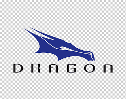 The fact that the company was founded by elon musk casts some light at the spacex logo. Blue And Black Dragon Logo Logo International Space Station Spacex Dragon Falcon 9 Falcon Blue Animals Text Png Klipartz